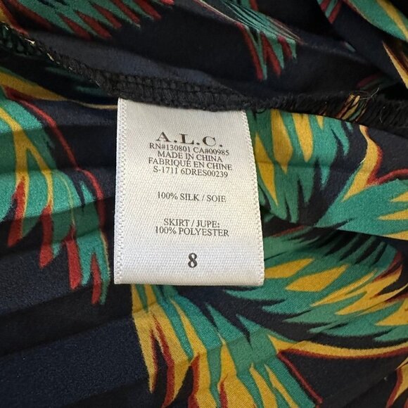 A.L.C. Rory pleated silk Dress - Picture 4 of 5